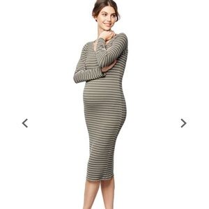 Monrow body con maternity dress.